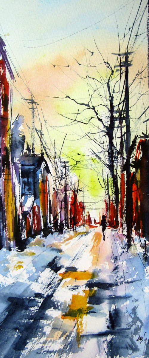 Winter in the city by Kovács Anna Brigitta