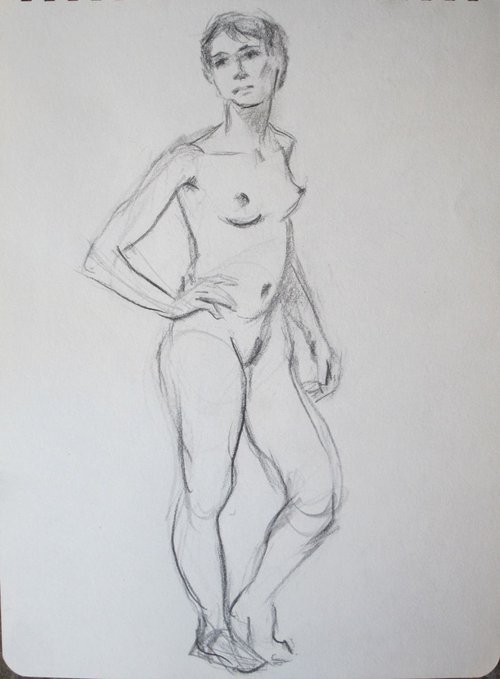 Front View Nude by Ara Shahkhatuni