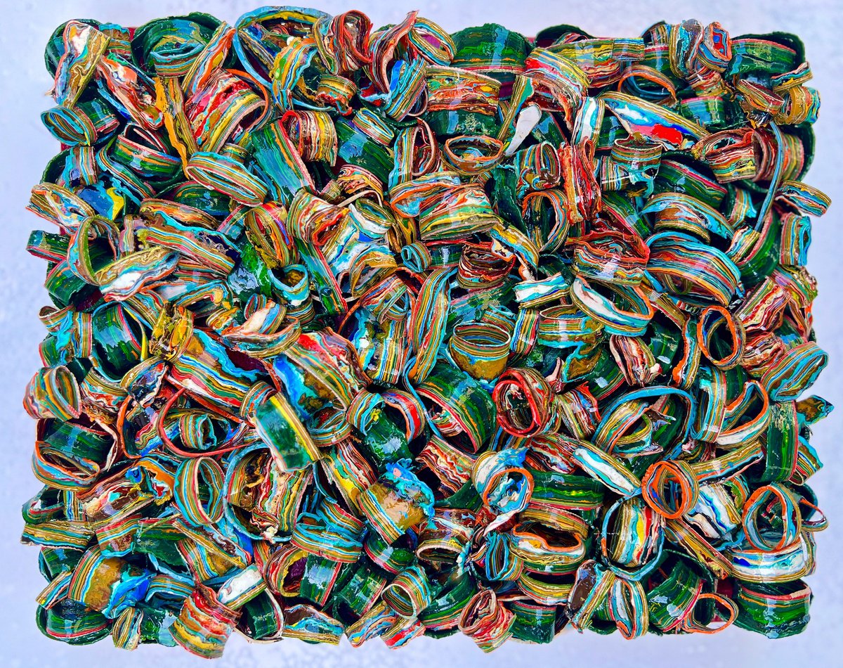 Abstract Landscape Oil Painting By Dan Mckay, 10 X 8, Landscape #56, Original Artwork