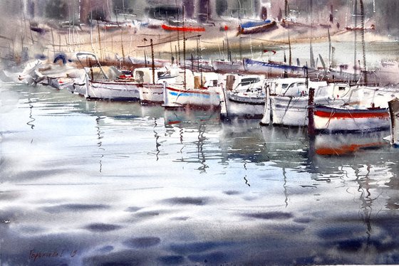 Boats at the pier #2