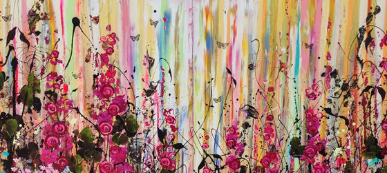 The Wild Rose Patch - Diptych