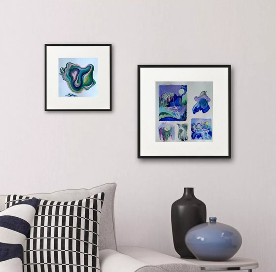Summer landscape (diptych)