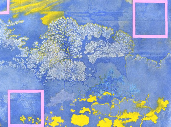 Landscape blue jeans