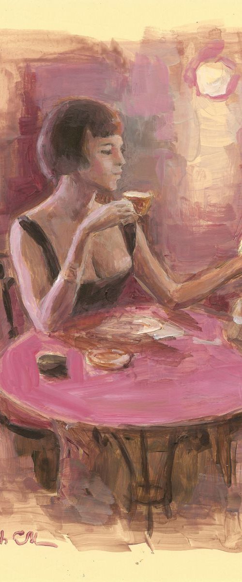 Lady, reading by Vachagan Manukyan