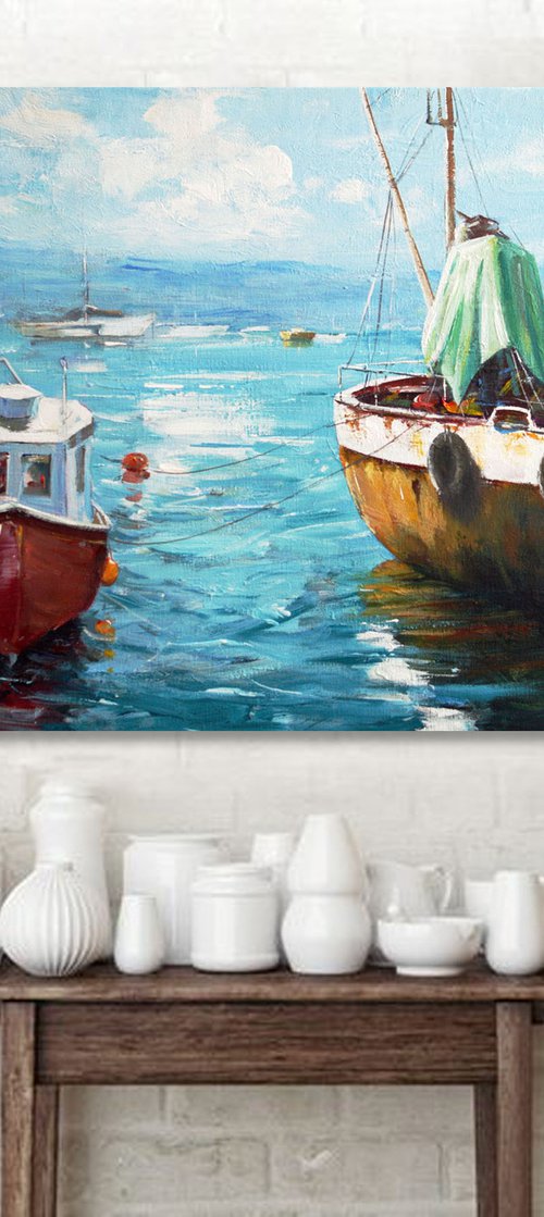 DISCOUNT PRICE, SPECIAL  " QUIET HARBOR" by mir-jan