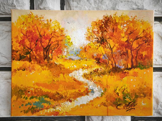 Golden Autumn Path