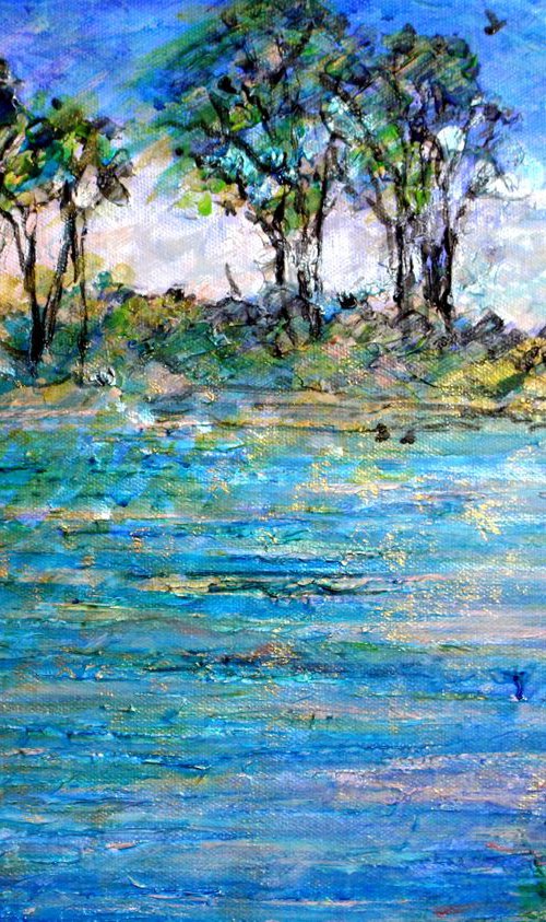 River Test -Misty Morning by Paul J Best