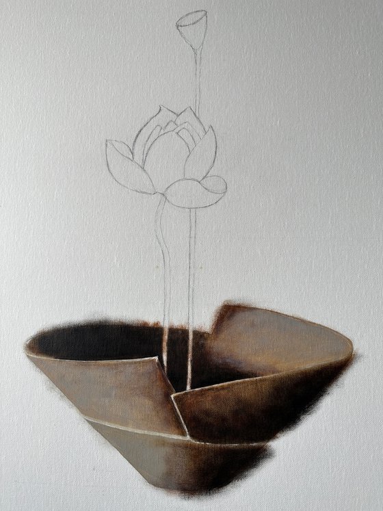 Ikebana: Lotus Flower