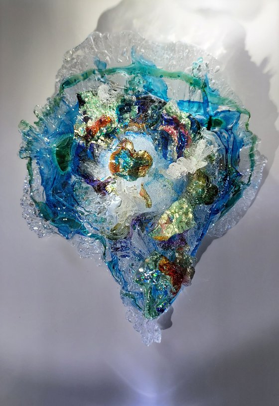 Glass Sculpture Ocean