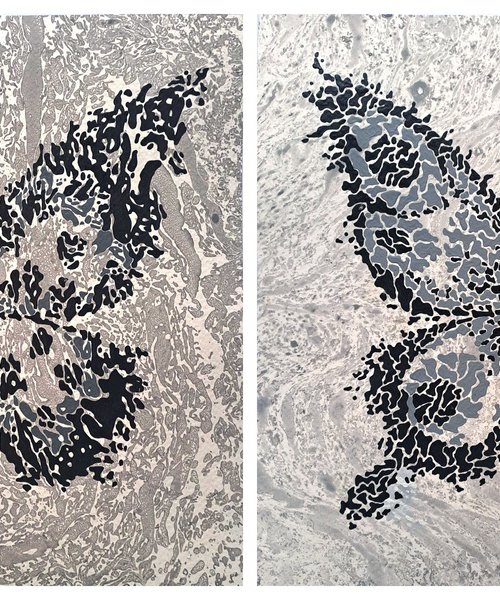 Set of 2 «Foggy Albion» by Mariia Raskin