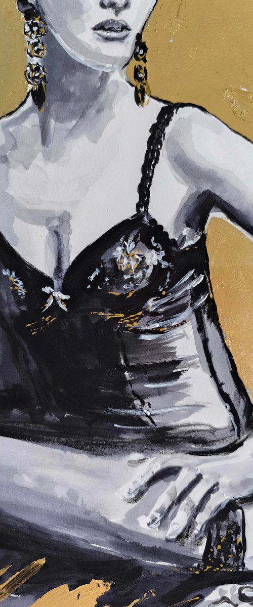Black and Gold by Antigoni Tziora