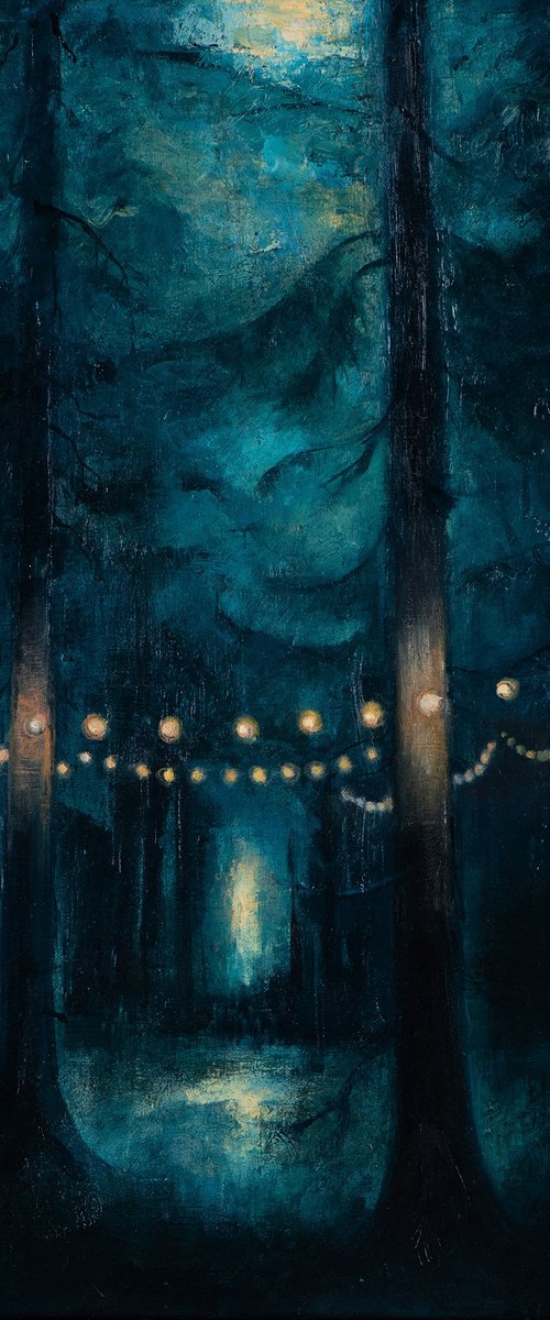 Meandering at night. by Roeland Kneepkens