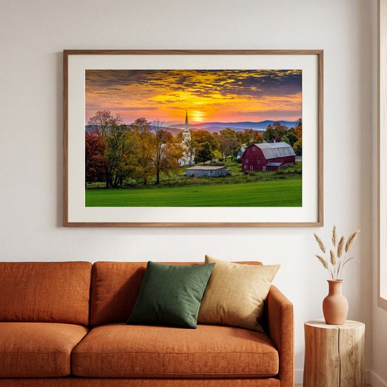 First Light over Peacham