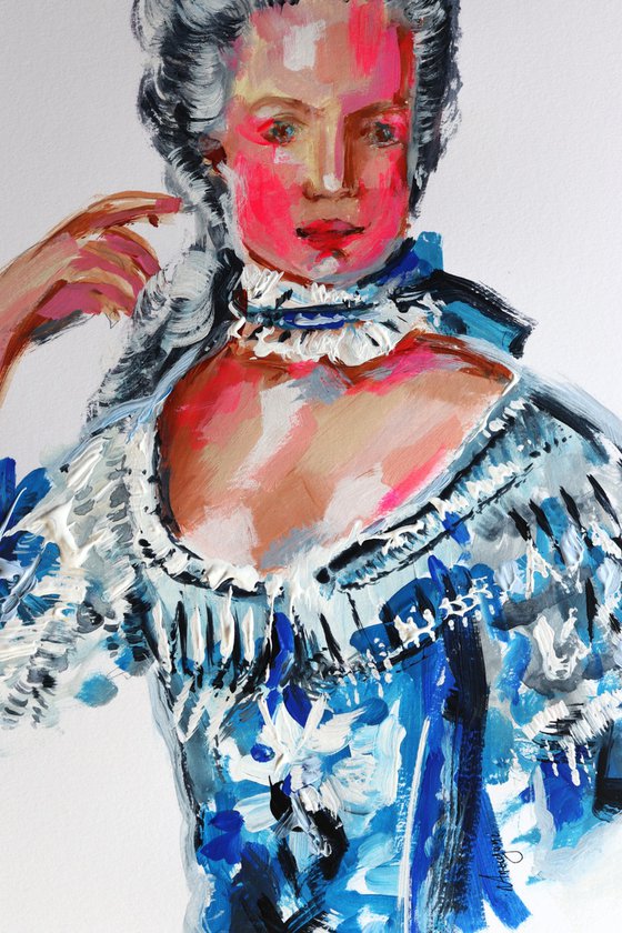 Marie Antoinette in Blue