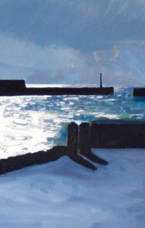 Harbour Shadows by Stephen Howard Harrison
