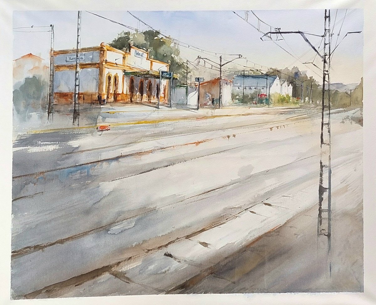 YUNQUERA HENARES TRAIN STATION by Maylu Garci?a