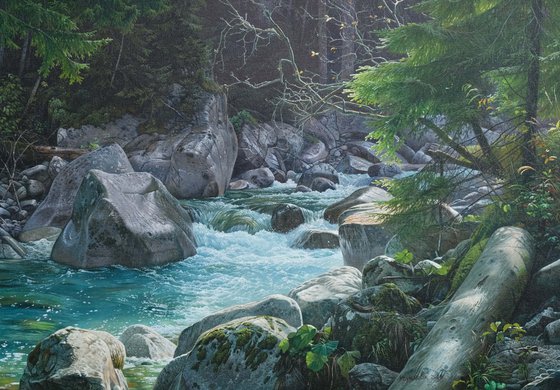 Sound of the mountain stream