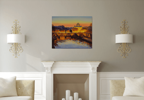 St. Angelo Bridge in Rome