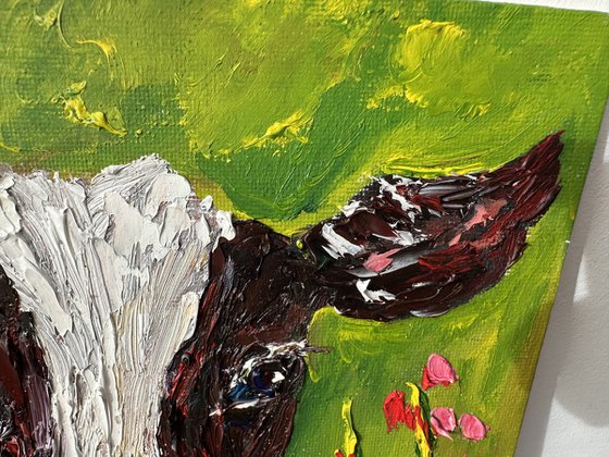 Portrait of a cow
