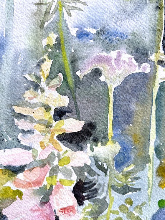 Foxglove and Wildflowers