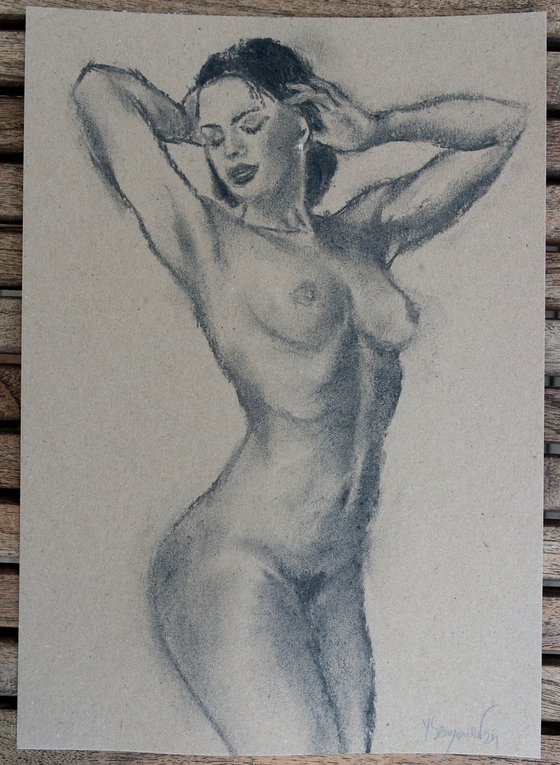 Female Figure 52 Charcoal