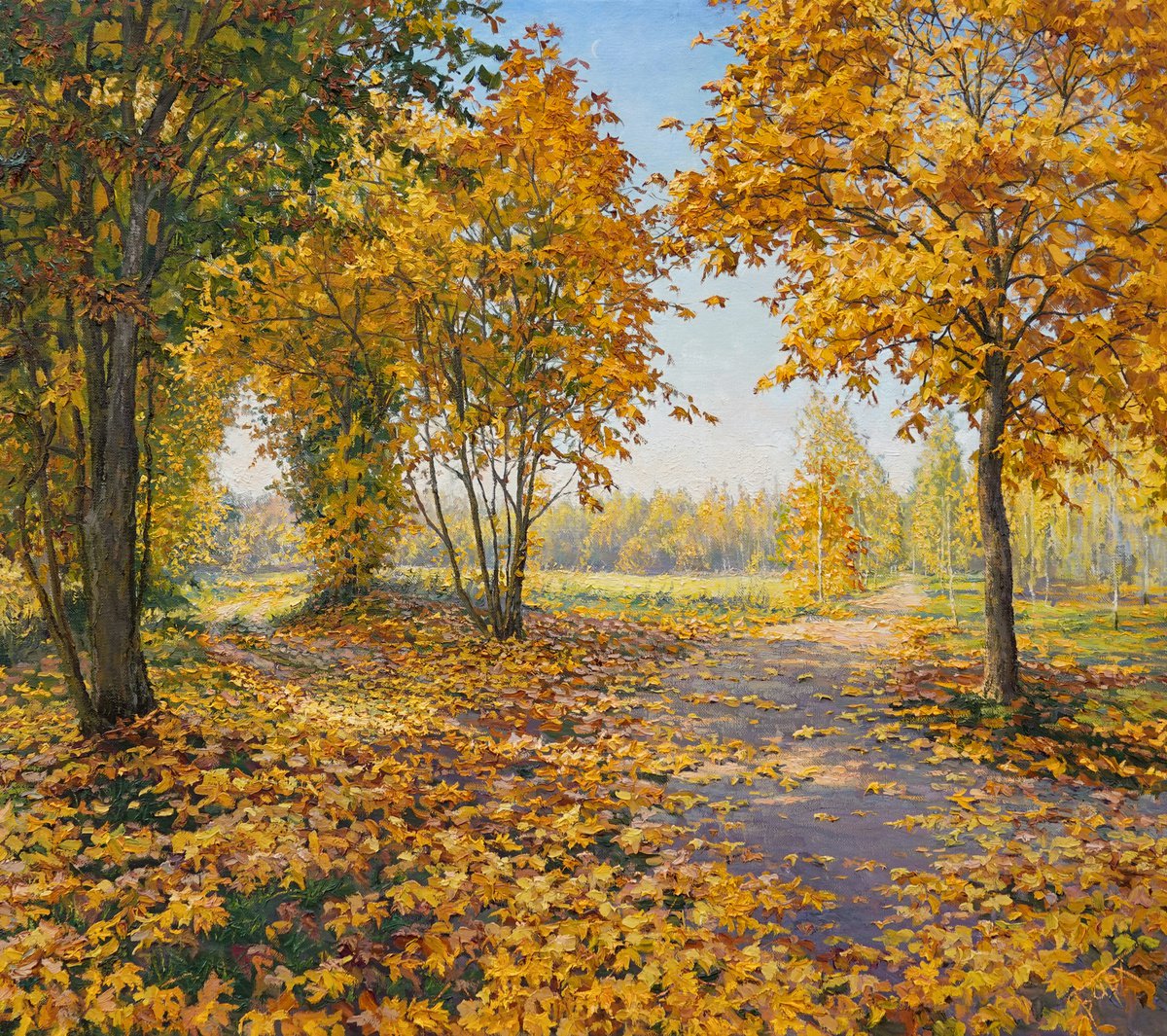 Golden Autumn by Elena Barkhatkova