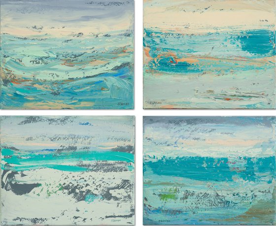 Four emotional seascapes