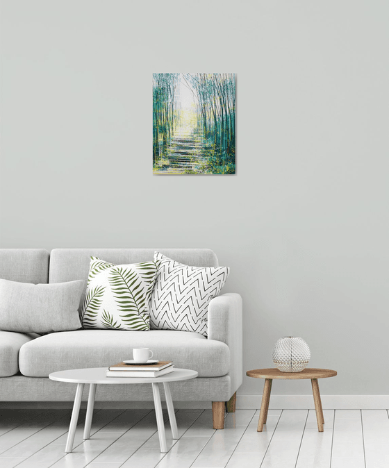 Light Through Spring Trees