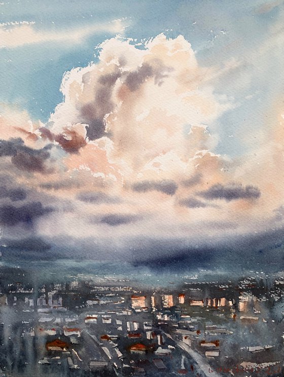 City Cloudscape at Sunrise #3