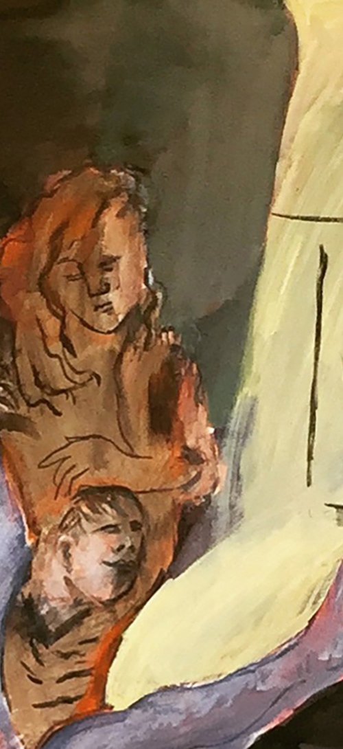 Falling off the table by Frank Creber