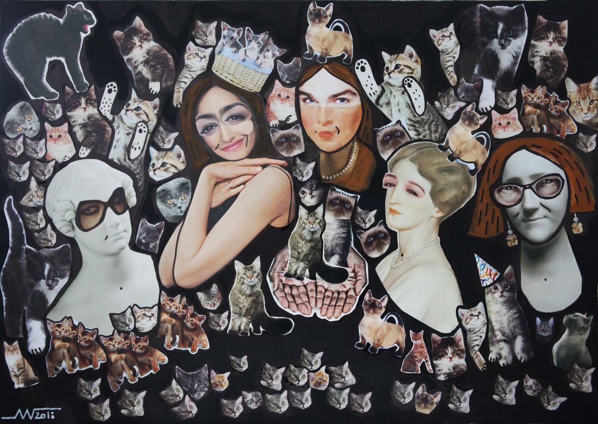 Cat lovers by Marina Gorkaeva