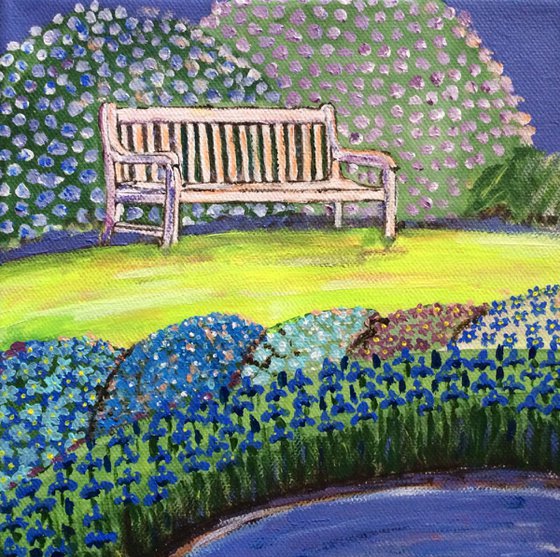 BLUE GARDEN 8 - BENCH