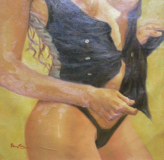OIL PAINTING SEXY NUDE#16-7-14