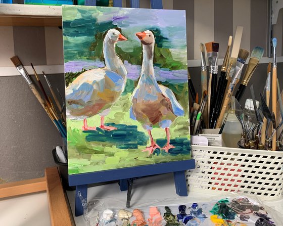 Geese.