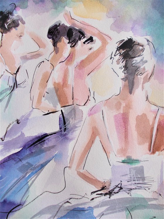 Ballerina  Watercolor Series