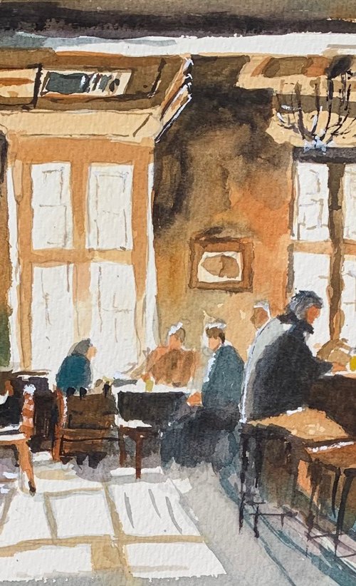 Lunchtime in the Pub by Gerry Ludlow