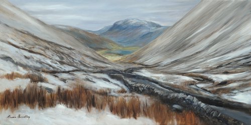 Kirkstone Pass in Winter by Alison Bradley