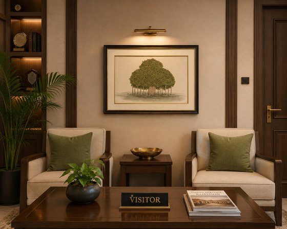 Banyan Tree | Indian Miniature