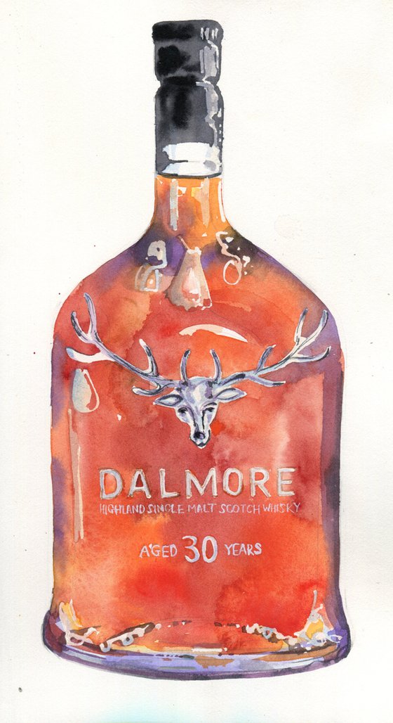 Dalmore 30 year old Whisky Bottle Study