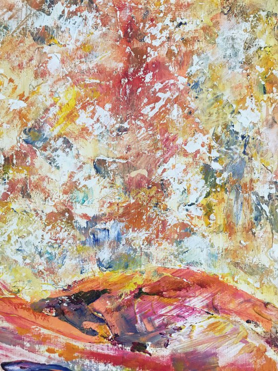Mountain abstract, Silence