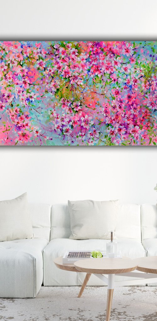 I've Dreamed 58 Sakura Cherry Tree Blossom by Soos Roxana Gabriela