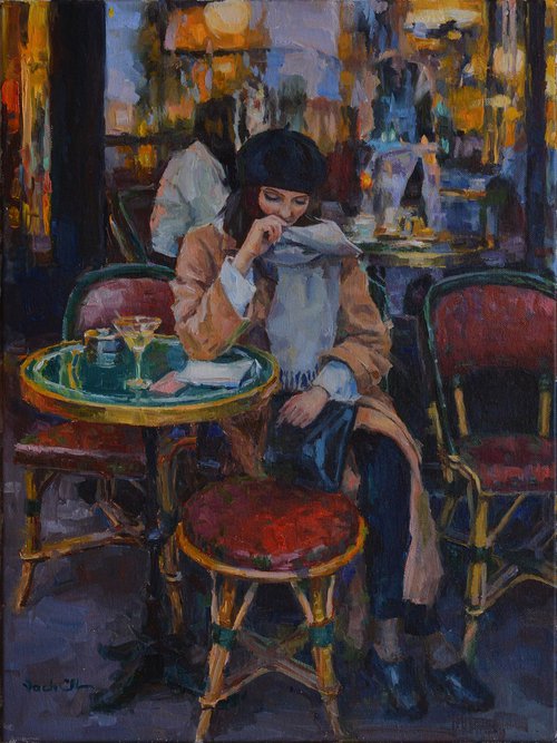 Evening, café and martini by Vachagan Manukyan
