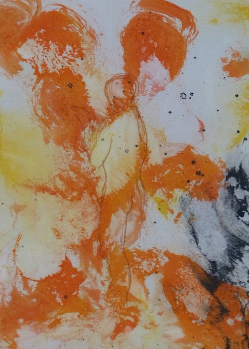 The Orange Dream 1, 29x41 cm by Frederic Belaubre