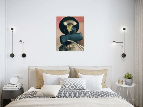 Portrait with two heads