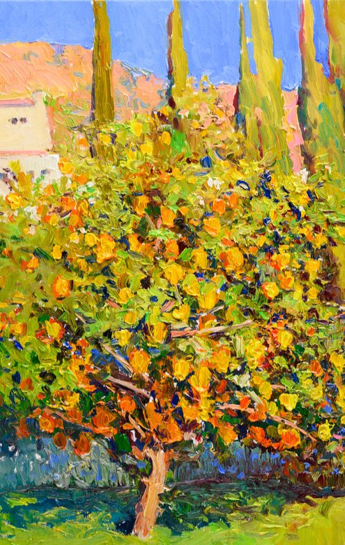 Landscape with a Lemon Tree by Suren Nersisyan