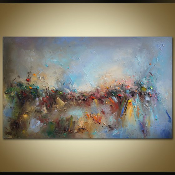 wild fields, Abstract Landscape Painting