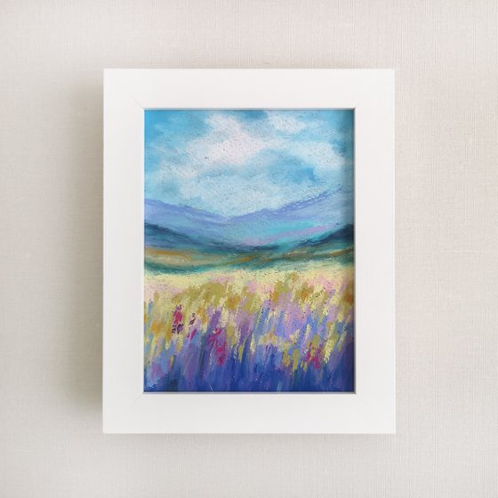 Mountain landscape "Lavender field"