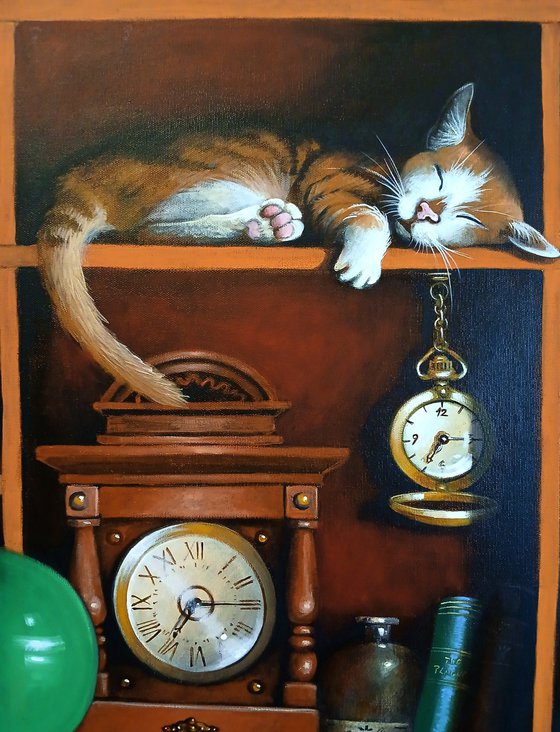 Sleeping cat