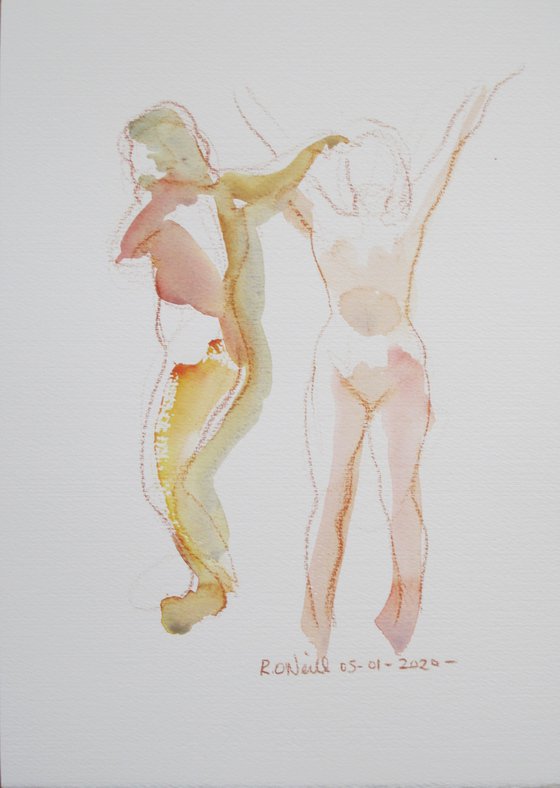 female nude 2 poses