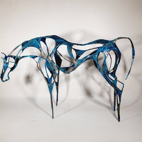 Blue Horse by Linda Hoyle